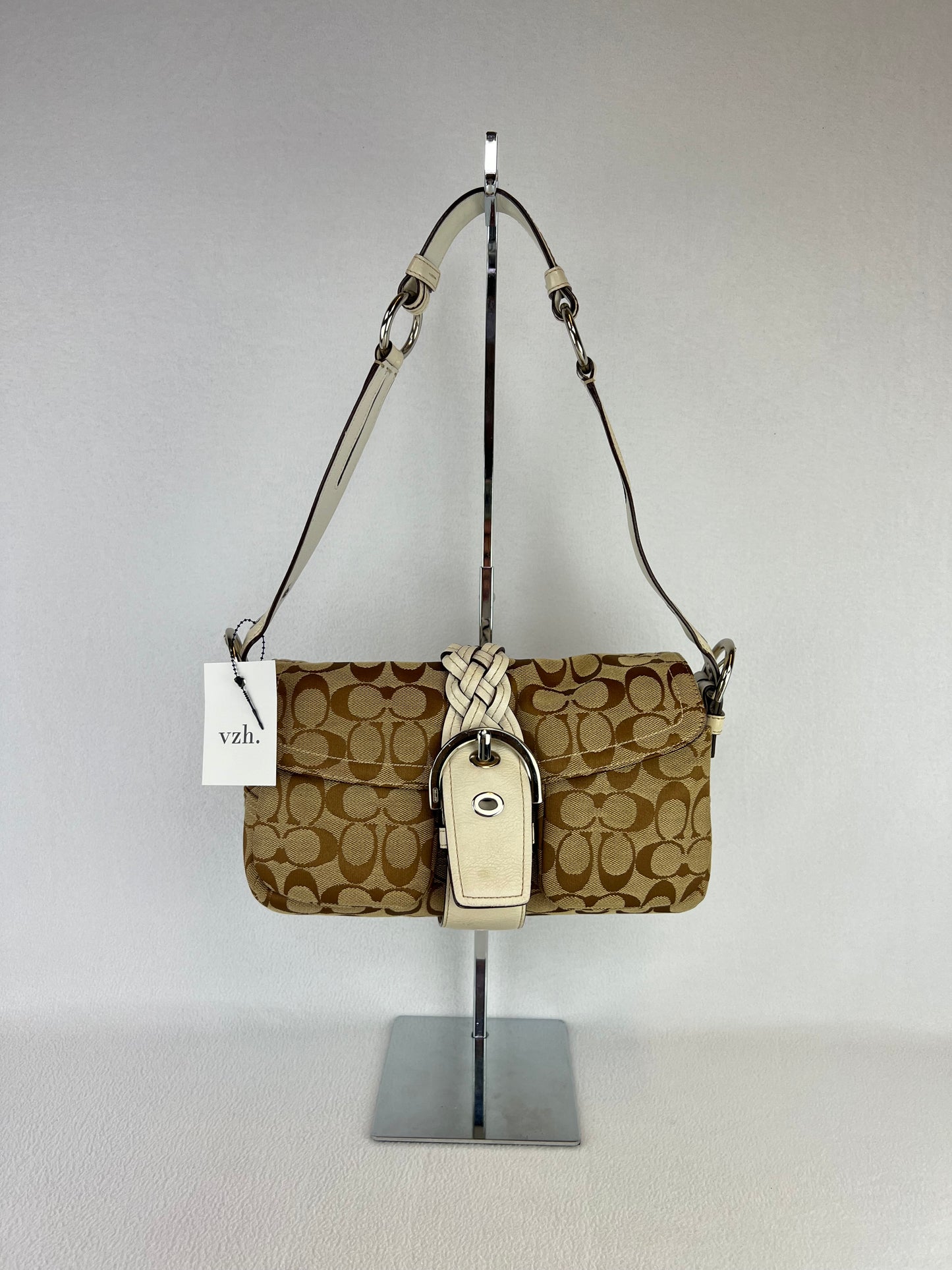 Coach Signature Canvas Shoulder Bag