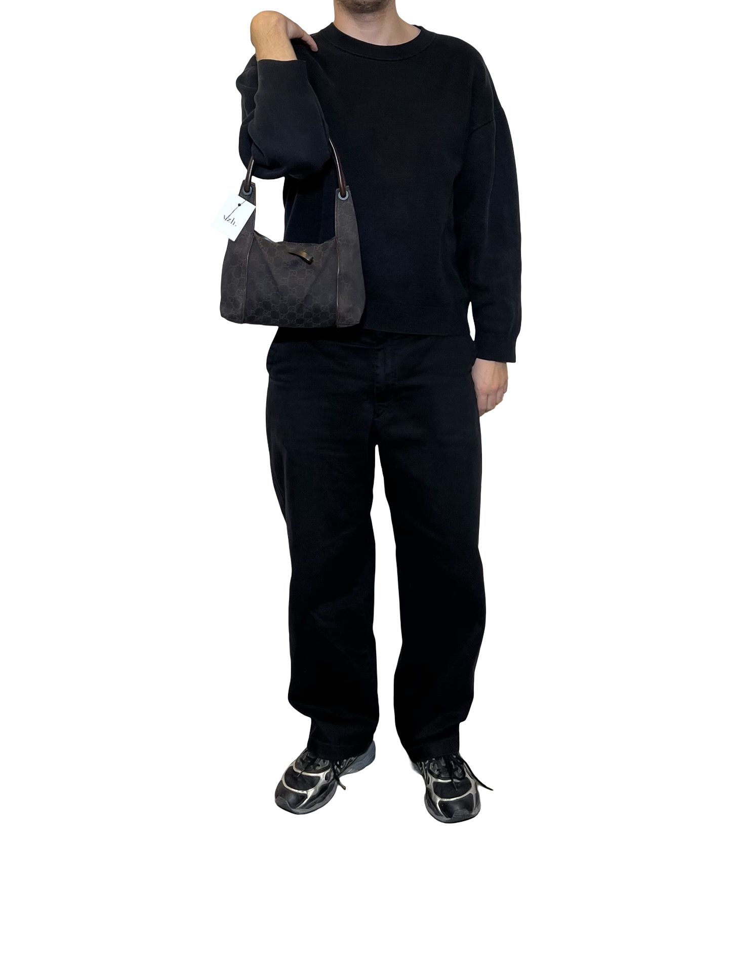 Gucci Brown Canvas Shoulderbag