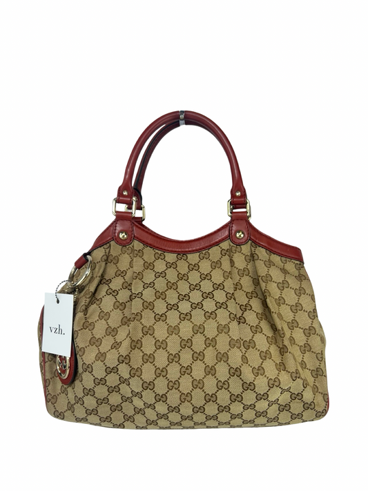Gucci Sukey Canvas Shoulder Bag