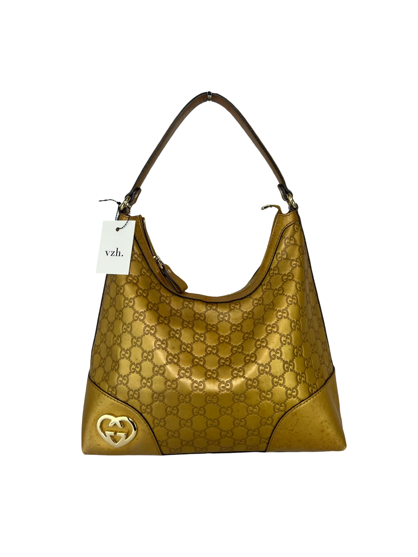 Gucci Gold Vintage Shopper Bag