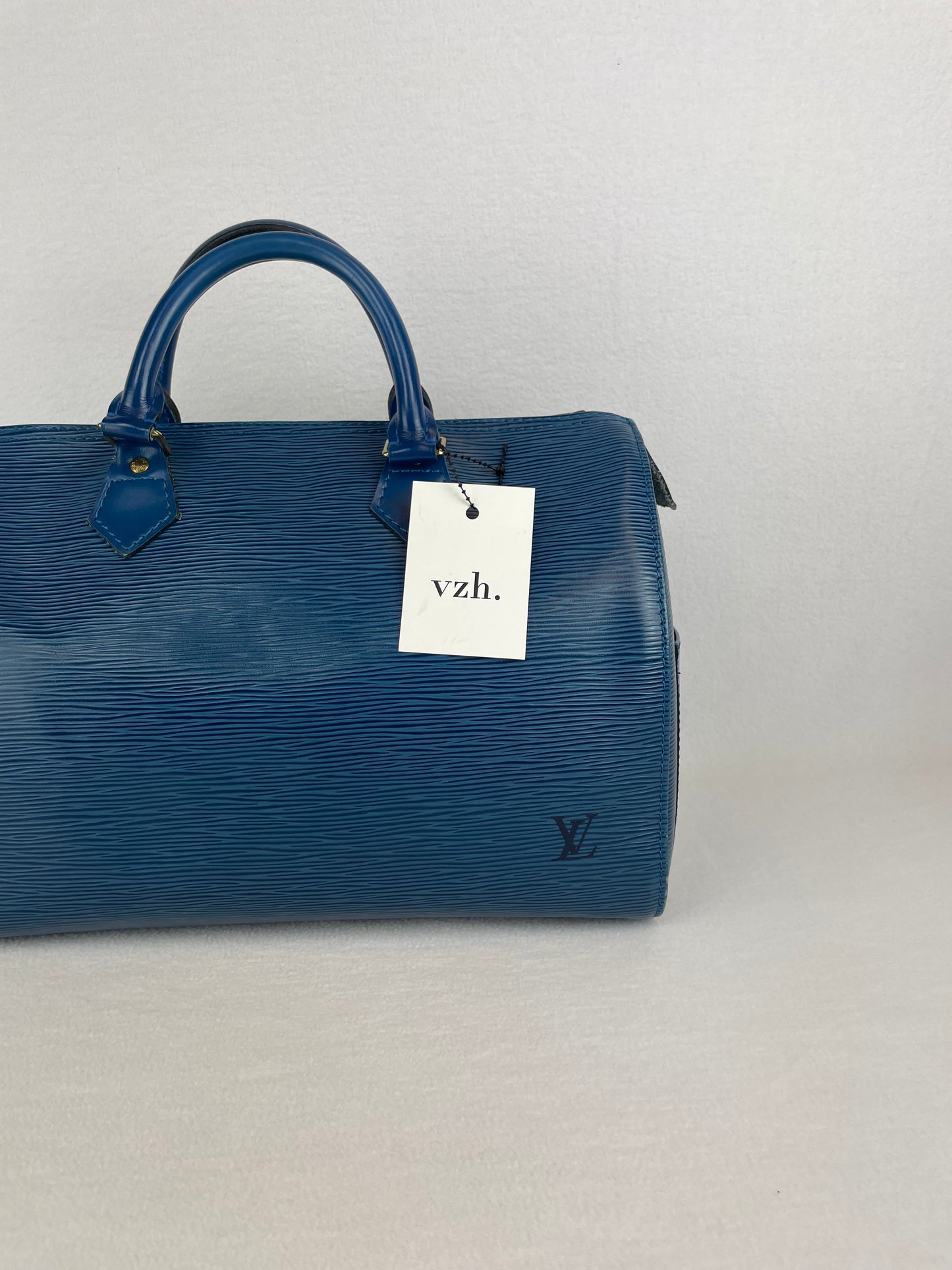 Louis Vuitton Speedy 30 Epi Blau