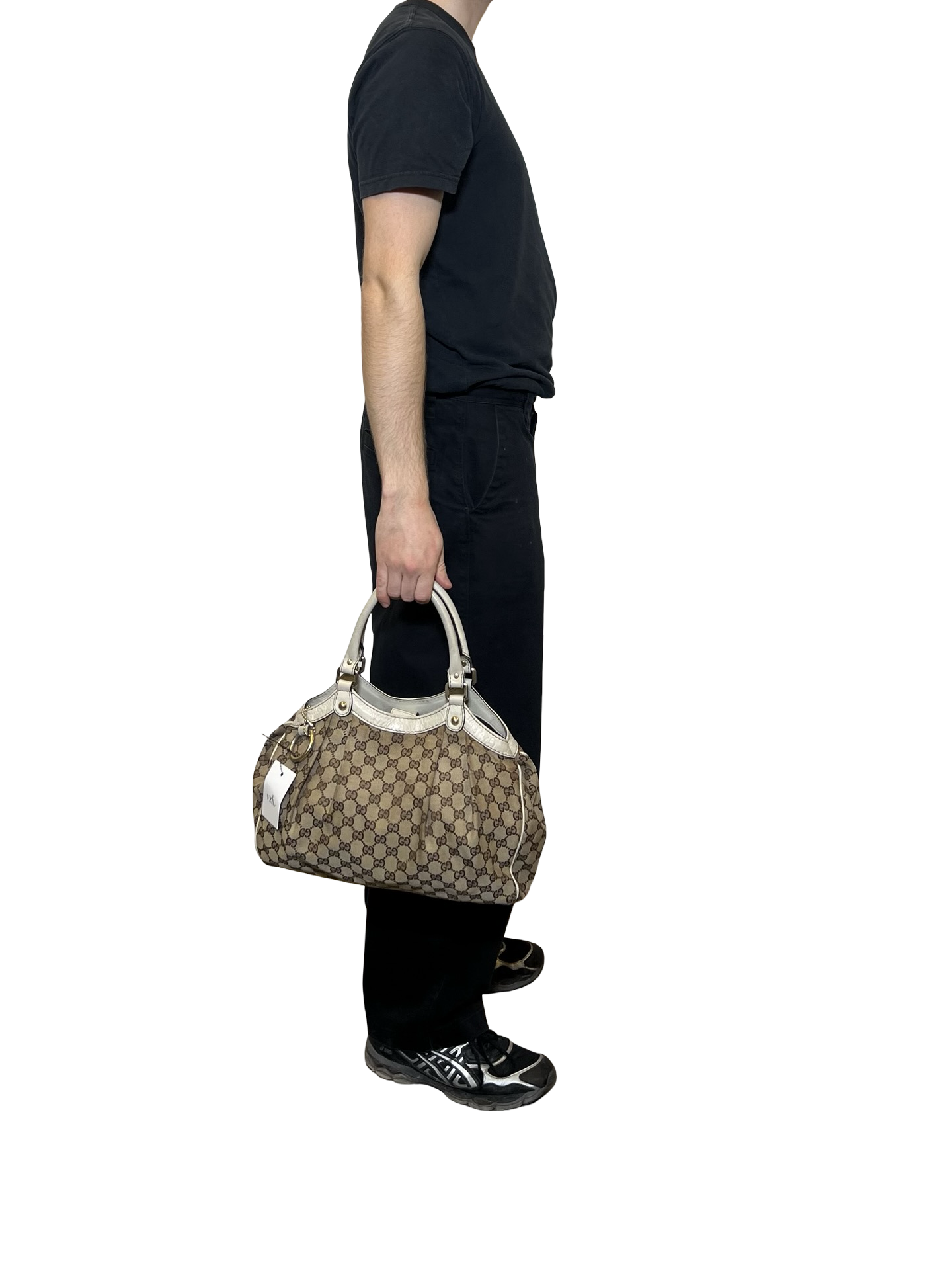 Gucci Sukey Canvas Shoulder Bag