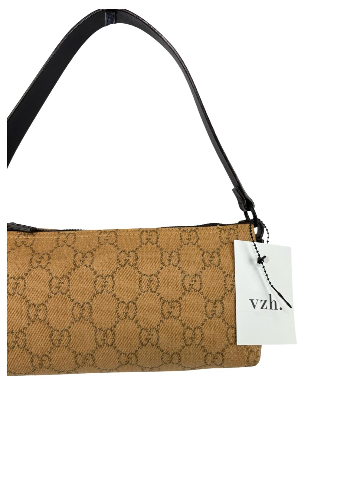 Gucci Canvas Monogram Shoulder Bag