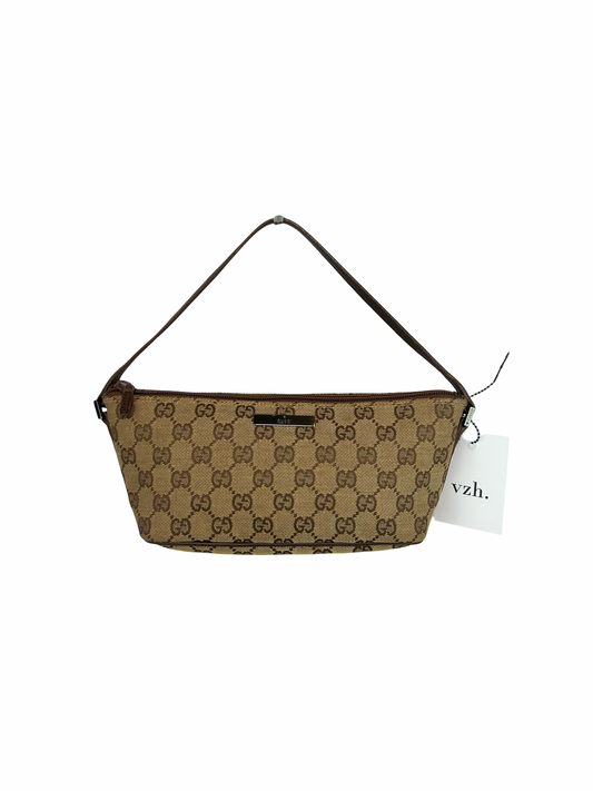 Gucci Canvas Boat Shoulder Bag