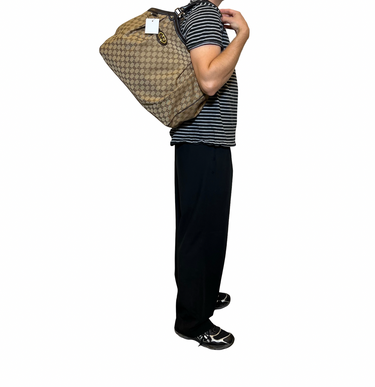 Gucci Big Sukey Canvas Shoulder Bag