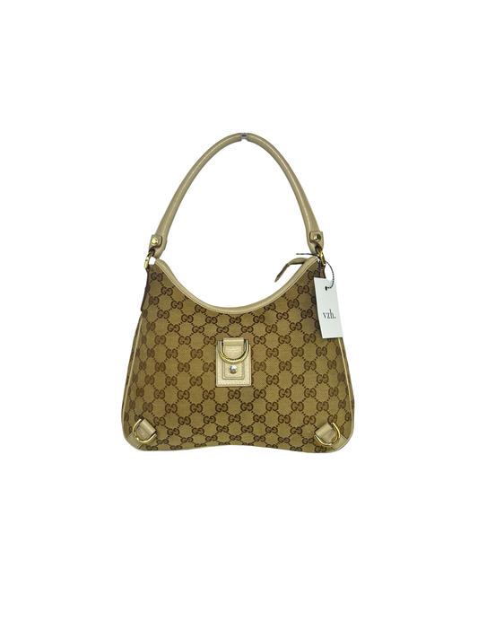 Gucci Canvas D-Ring Shoulderbag