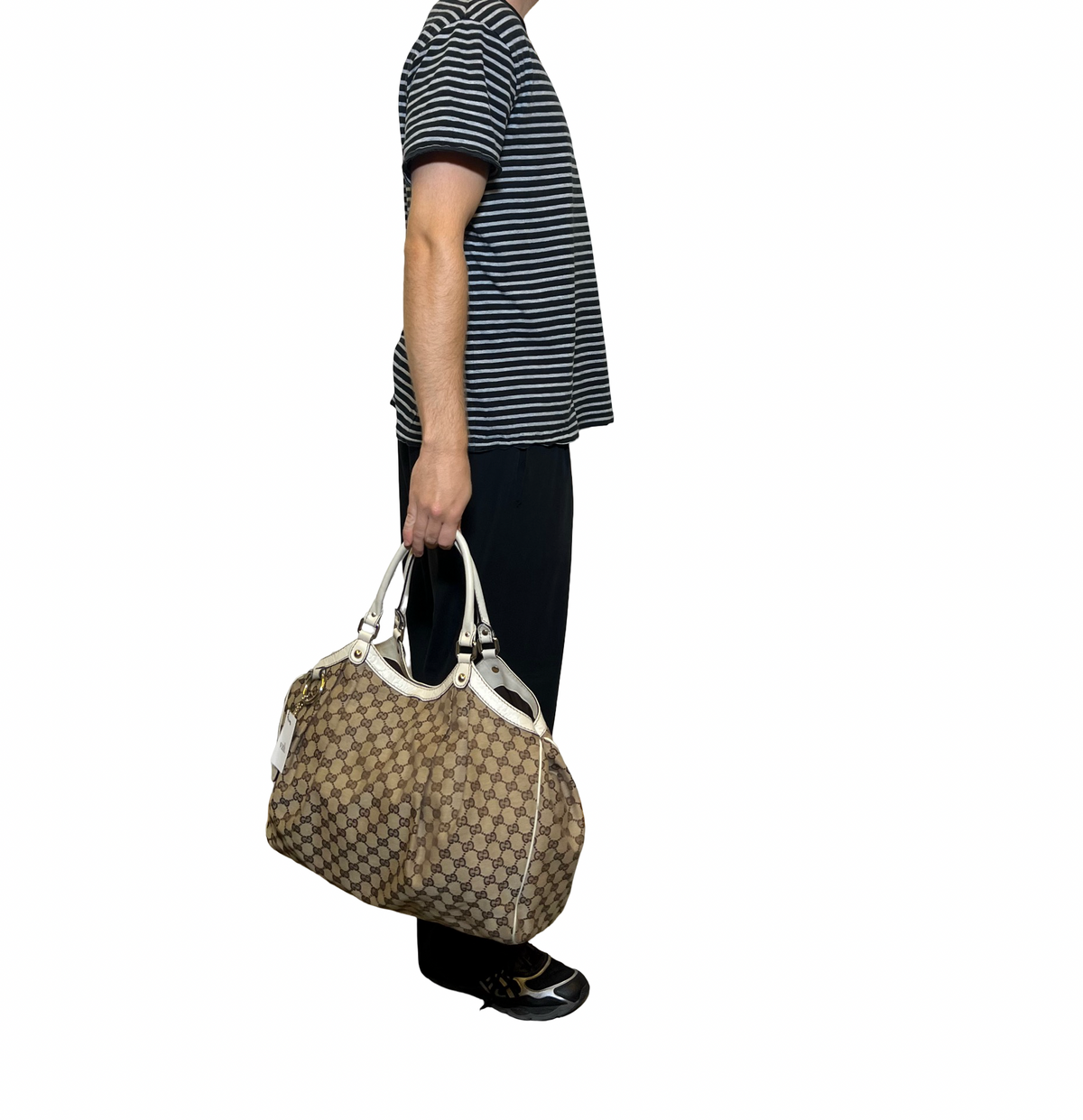 Gucci Big Sukey Canvas Shoulder Bag