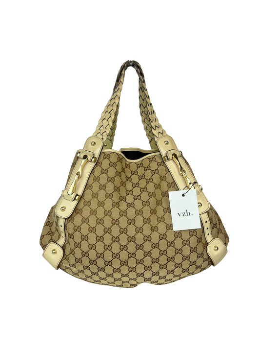 Gucci Pelham Canvas Tote Bag