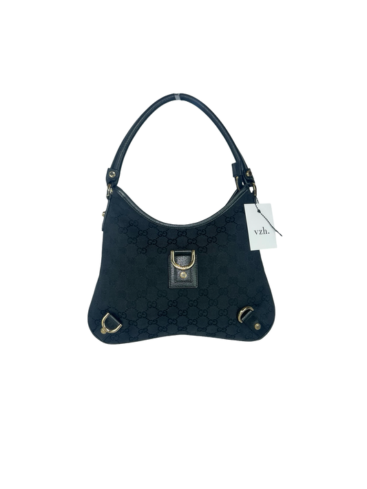 Gucci Canvas D-Ring Shoulderbag