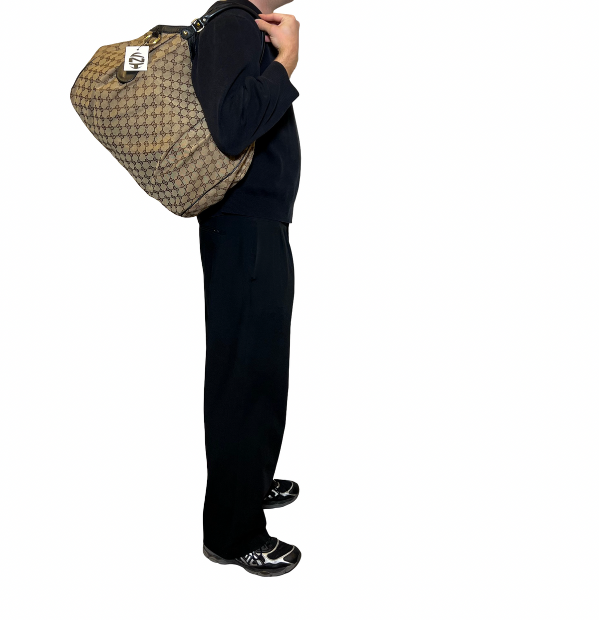 Gucci Big Sukey Canvas Shoulder Bag