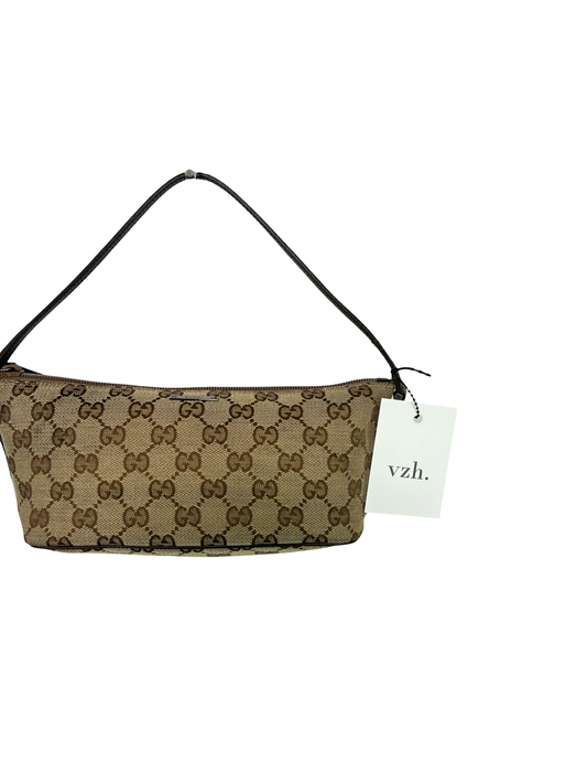 Gucci Canvas Boat Shoulder Bag