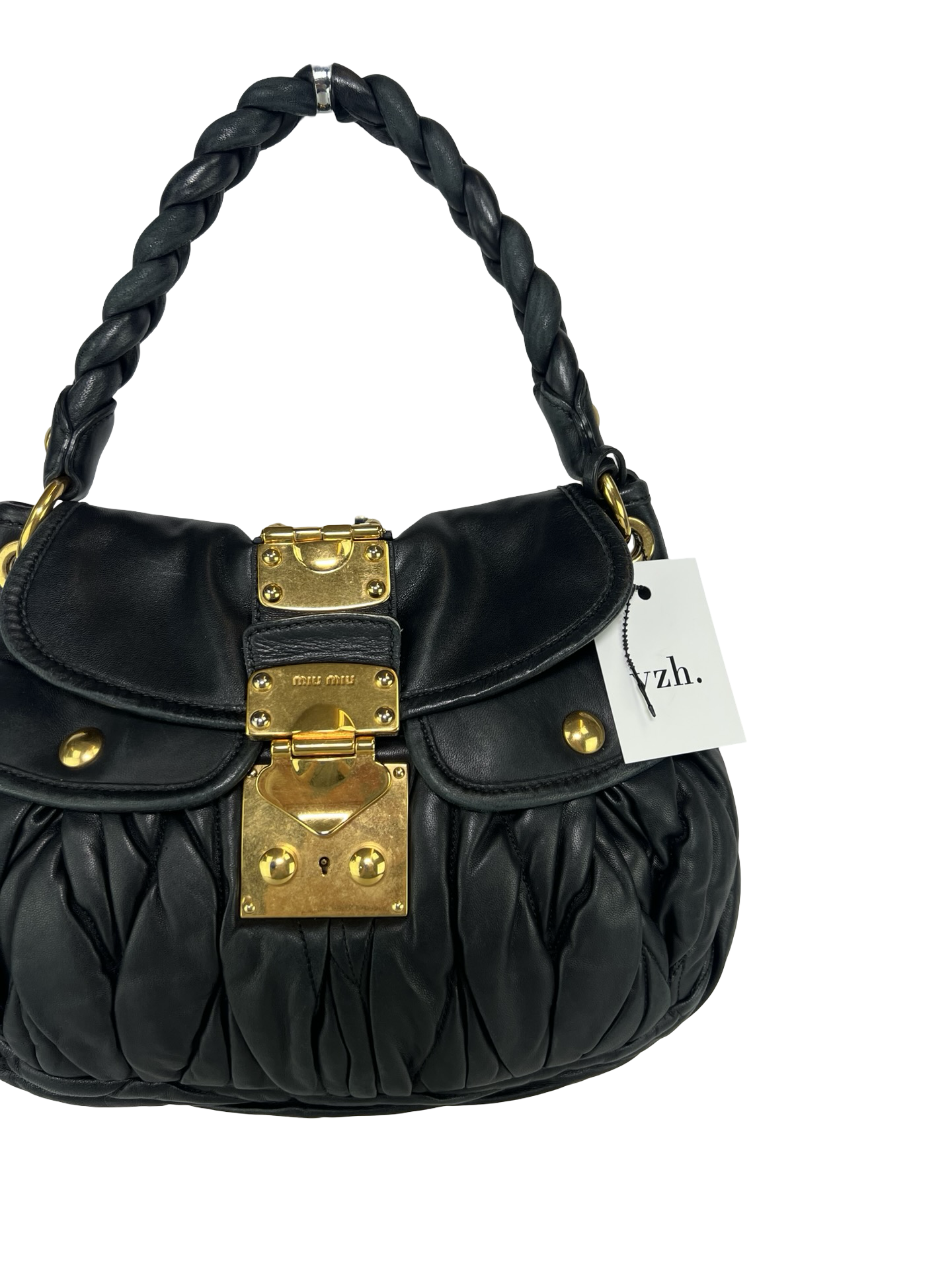 Miu Miu Matelasse Leather Crossbody Bag